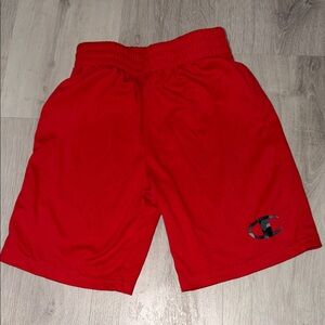 Boys Champion Bright Red Sports Shorts